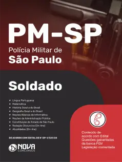 Apostila PM-SP em PDF 2024 - Soldado