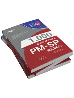 Livro 1000 Questões Gabaritadas para PM-SP - Soldado