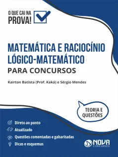Matemática e RLM para Concursos em PDF - Ed. 2024