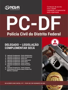 Apostila PC DF 2026 em PDF - Delegado – Legislação complementar seca