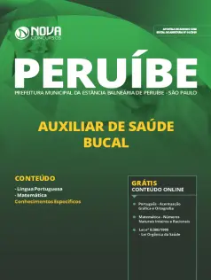 Download Apostila Prefeitura de Peruíbe - SP  - Auxiliar de Saúde Bucal