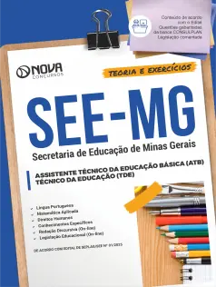 Apostila SEE-MG - Assistente Técnico da Educação Básica - (ATB) / Técnico da Educação (TDE)