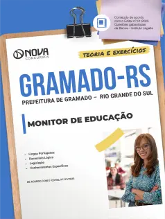 Apostila Prefeitura Gramado - RS 2026 - Monitor de Educação