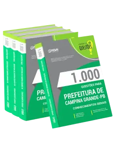 Livro 1000 Questões Gabaritadas para Prefeitura de Campina Grande - PB - Conhecimentos Gerais