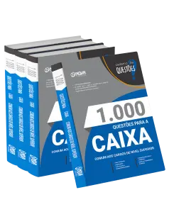 Livro 1000 Questões Gabaritadas para CAIXA - Conhecimentos Básicos - Comum Nível Superior