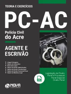 Apostila PC-AC em PDF - Agente e Escrivão de Polícia