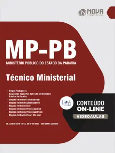 Apostila MP-PB em PDF - Técnico Ministerial