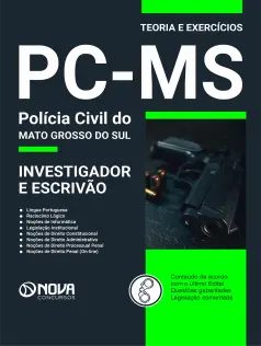Apostila PC-MS em PDF 2025 - Escrivão e Investigador