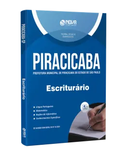 Apostila Prefeitura de Piracicaba - SP - Escriturário