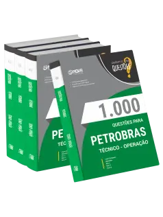 Livro 1000 Questões Gabaritadas para Petrobras - Técnico - Operação
