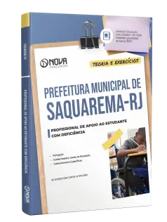 Combo Prefeitura de Saquarema-RJ 2026 - Profissional de Apoio ao Estudante com Deficiência