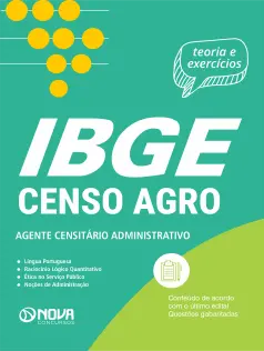 Apostila IBGE Temporário 2026 - Censo Agro - Agente Censitário Administrativo