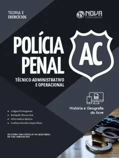 Apostila Polícia Penal - AC em PDF - Técnico Administrativo e Operacional