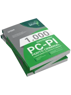 Livro 1.000 Questões Gabaritadas para o PC PI - Perito Criminal