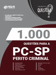 Livro 1.000 Questões Gabaritadas PC-SP - Perito Criminal
