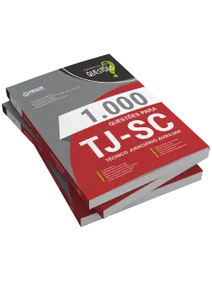 Livro 1000 Questões Gabaritadas para TJ-SC - Técnico Judiciário Auxiliar