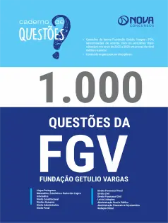 Livro 1.000 Questões Gabaritadas da FGV