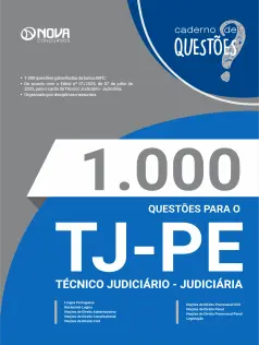 Livro 1.000 Questões Gabaritadas TJ-PE - Técnico Judiciário - Judiciária