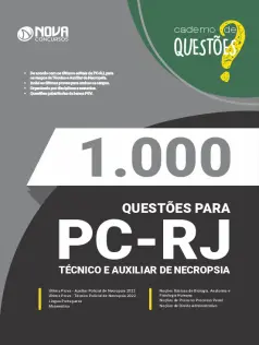 1.000 Questões Gabaritadas PC-RJ - Auxiliar e Técnico de Necropsia em PDF