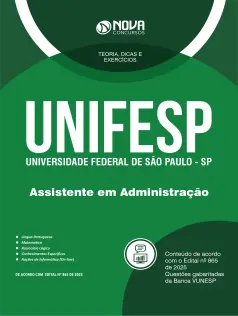 Apostila UNIFESP 2026 - Assistente em Administração