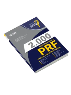 Livro 2000 Questões Gabaritadas para PRF - Policial Rodoviário Federal