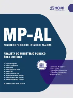 Apostila MP-AL 2026 - Analista do Ministério Público - Área Jurídica