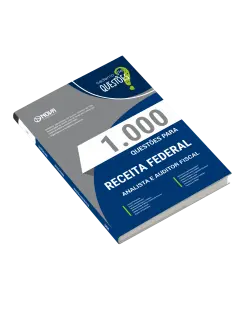 Livro 1000 Questões Gabaritadas para RF - Analista e Auditor Fiscal