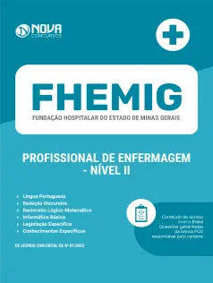 Apostila FHEMIG em PDF - Profissional de Enfermagem - Nível II