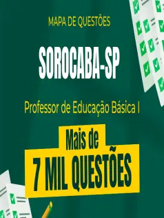 Mapa de Questões Online - Pref. Sorocaba-SP - Professor de Educação Básica I - 7 Mil Questões