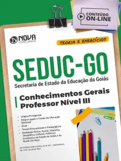 Apostila SEDUC-GO - Professor Nível III (Conhecimentos Gerais)