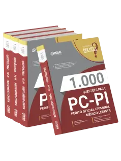 Livro 1.000 Questões Gabaritadas para o PC PI - Perito Oficial Criminal - Médico Legista