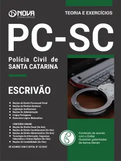 Apostila PC-SC 2026 - Escrivão de Polícia Civil