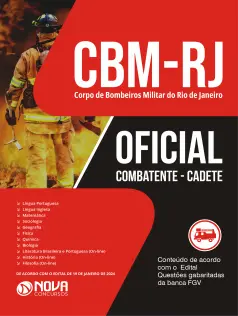 Apostila CBM-RJ em PDF 2024 - Oficial Combatente - Cadete