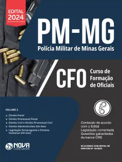 Apostila PM-MG em PDF 2024 - Curso de Formação de Oficiais - CFO
