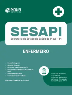 Apostila Secretaria de Estado da Saúde do Piauí 2026 em PDF - Enfermeiro