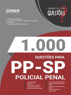 Livro 1.000 Questões Gabaritadas para a Polícia Penal-SP - Policial Penal