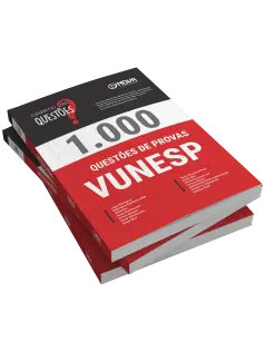 Livro 1.000 Questões Gabaritadas da Vunesp
