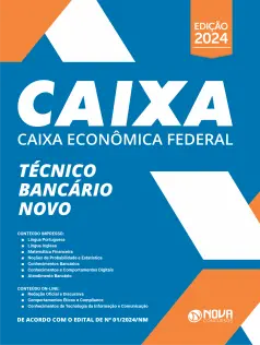 Apostila Caixa em PDF 2024 - Técnico Bancário Novo