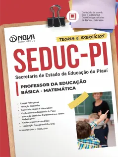 Apostila SEDUC-PI 2026 em PDF - Professor de Matemática