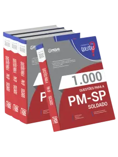 Livro 1000 Questões Gabaritadas para PM-SP - Soldado