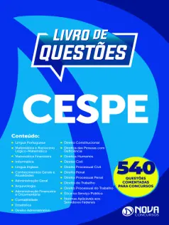 E-book de Questões Comentadas Cespe