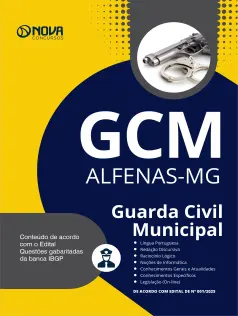 Apostila Prefeitura de Alfenas em PDF - MG - Guarda Civil Municipal