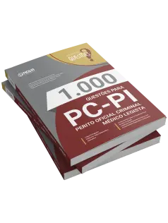 Livro 1.000 Questões Gabaritadas para o PC PI - Perito Oficial Criminal - Médico Legista