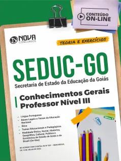 Apostila SEDUC-GO - Professor Nível III (Conhecimentos Gerais)