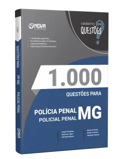 Livro 1.000 Questões Gabaritadas para a Polícia Penal MG - Policial Penal