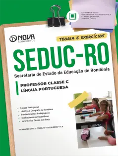 Apostila SEDUC-RO 2026 em PDF - Professor Classe C - Língua Portuguesa