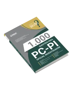 Livro 1.000 Questões Gabaritadas para o PC-PI - Oficial Investigador