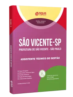 Apostila Prefeitura de São Vicente - SP 2026 - Assistente-Técnico de Gestão