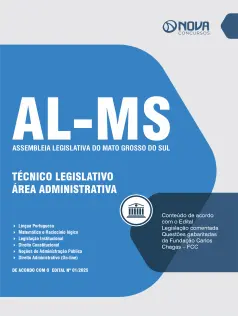 Apostila ALEMS 2026 - Técnico Legislativo - Administrativa