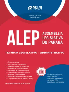 Apostila ALEP 2024 - Técnico Legislativo - Administrativo
